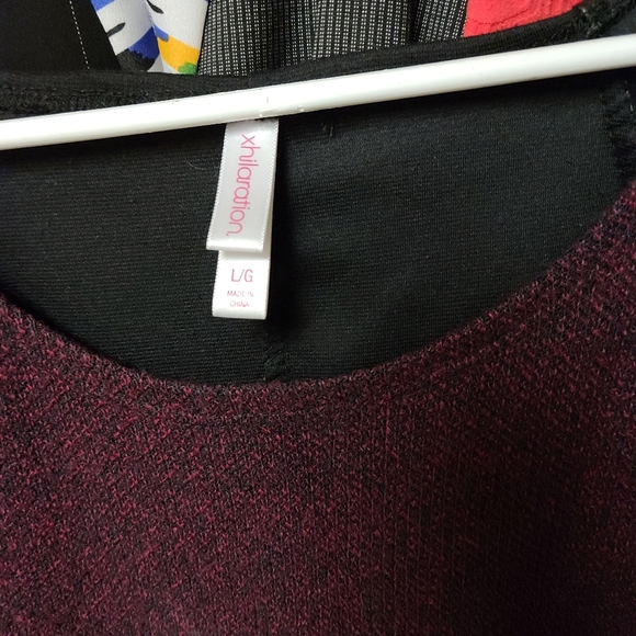 Short sleeved dress with faux leather accents - Picture 3 of 3